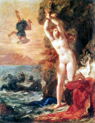 Eugene Delacroix  - Perseus and Andromeda