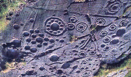 Rock art panel from Scotland