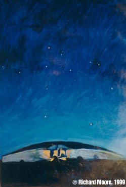 Cygnus over Newgrange